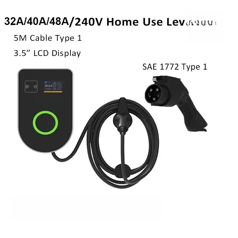 Charging Station Pillar Bracket Tester Emulator Electric Car Wall Fast Charger Charging Station with Credit Card Payment