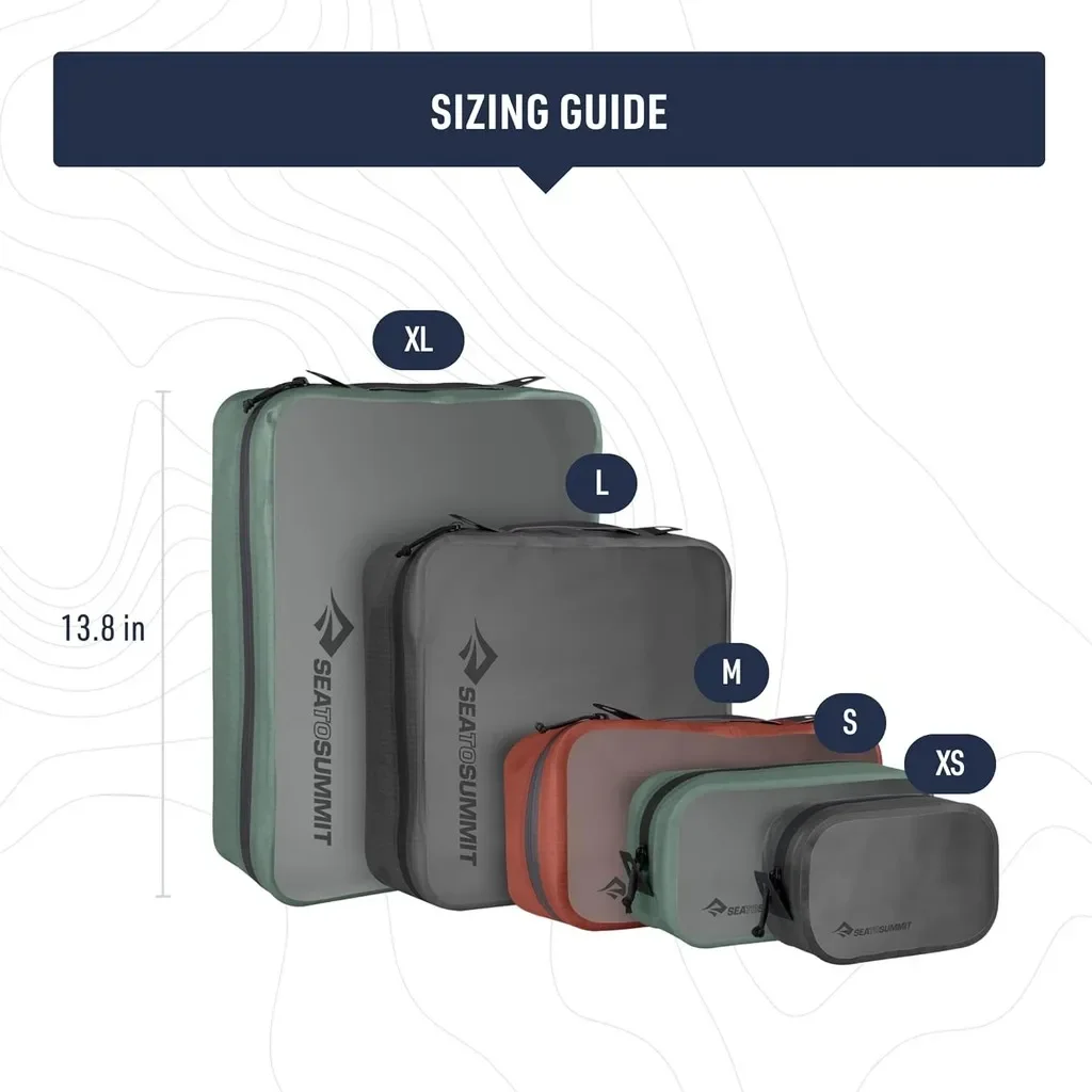 Sea to Summit Hydraulic Packing Cube, Dust and Water-Resistant Travel Organizer
