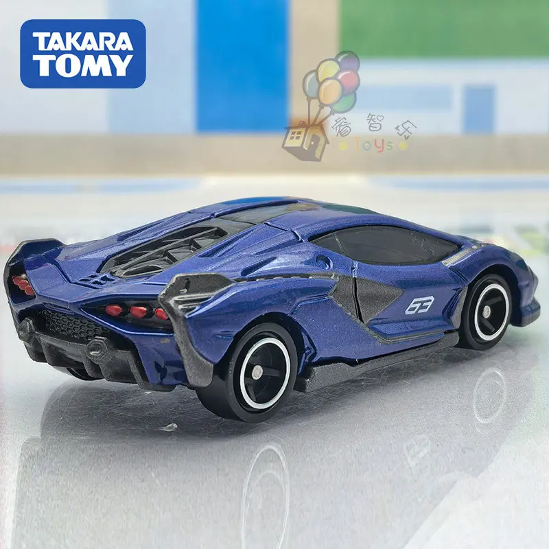 Takara Tomy Tomica Diecast Car No.55 Lamborghini Sian FKP 37 Asia Ver Alloy car Diecast Model Replica Series Children Gift Toys