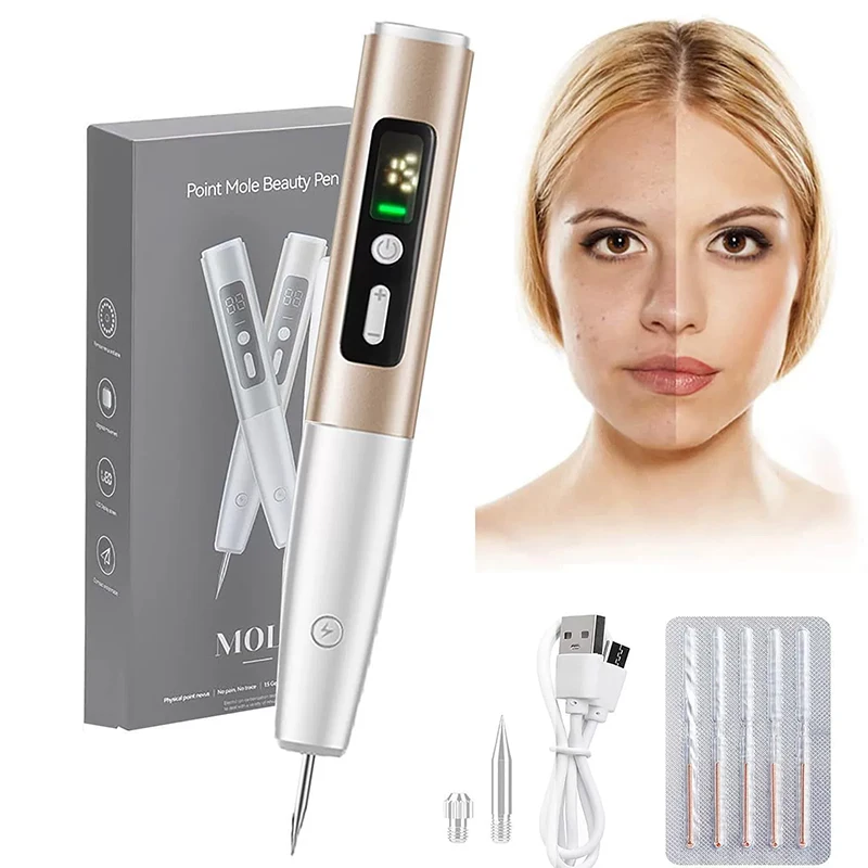 

15-уровневая ручка для ухода за кожей, портативное и безболезненное устройство для целенаправленного лечения пятен, косметический инструмент для домашнего использования