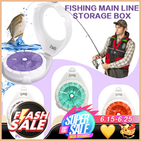 ZUKIBO Convenient Carbon Box Fishing line Winder Storage Thread Cutting Box Fishing Line Storage Reel Winder Fishing Accessories
