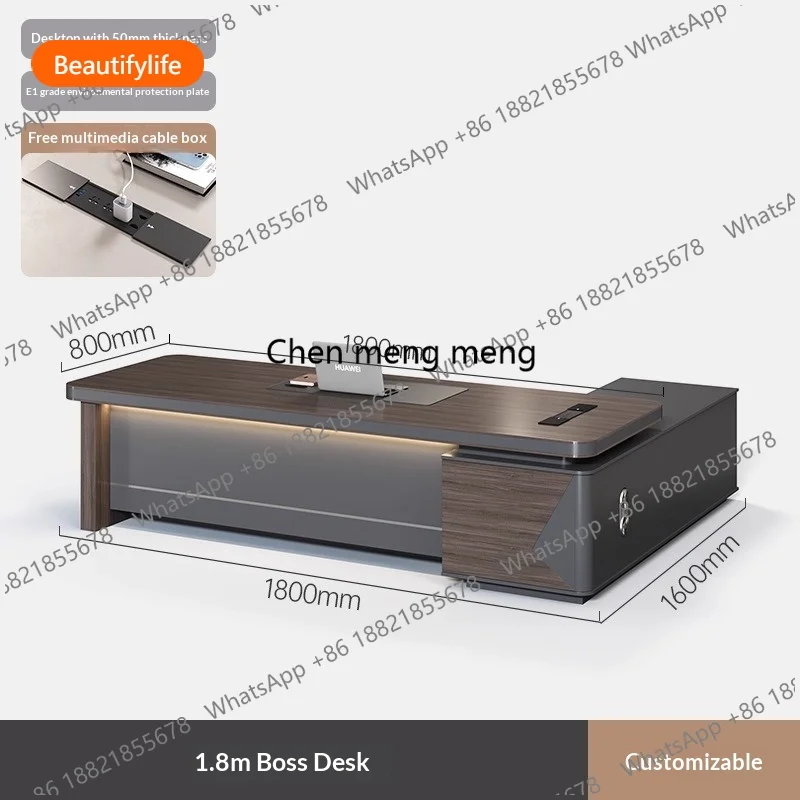 A55 Table Computer Desks Bureaux De Travail Bedroom Desk With Drawers Portable  Boss Table L Office Chair Gamer Cabinets Tables