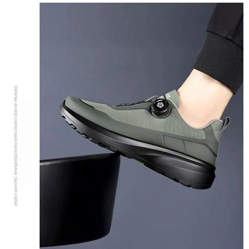 Men Sneakers Thick-Soled Comfortable Outdoor Walking Zapatillas Hombre Fashion Casual Men's Shoes Designer Rotating Buckle
