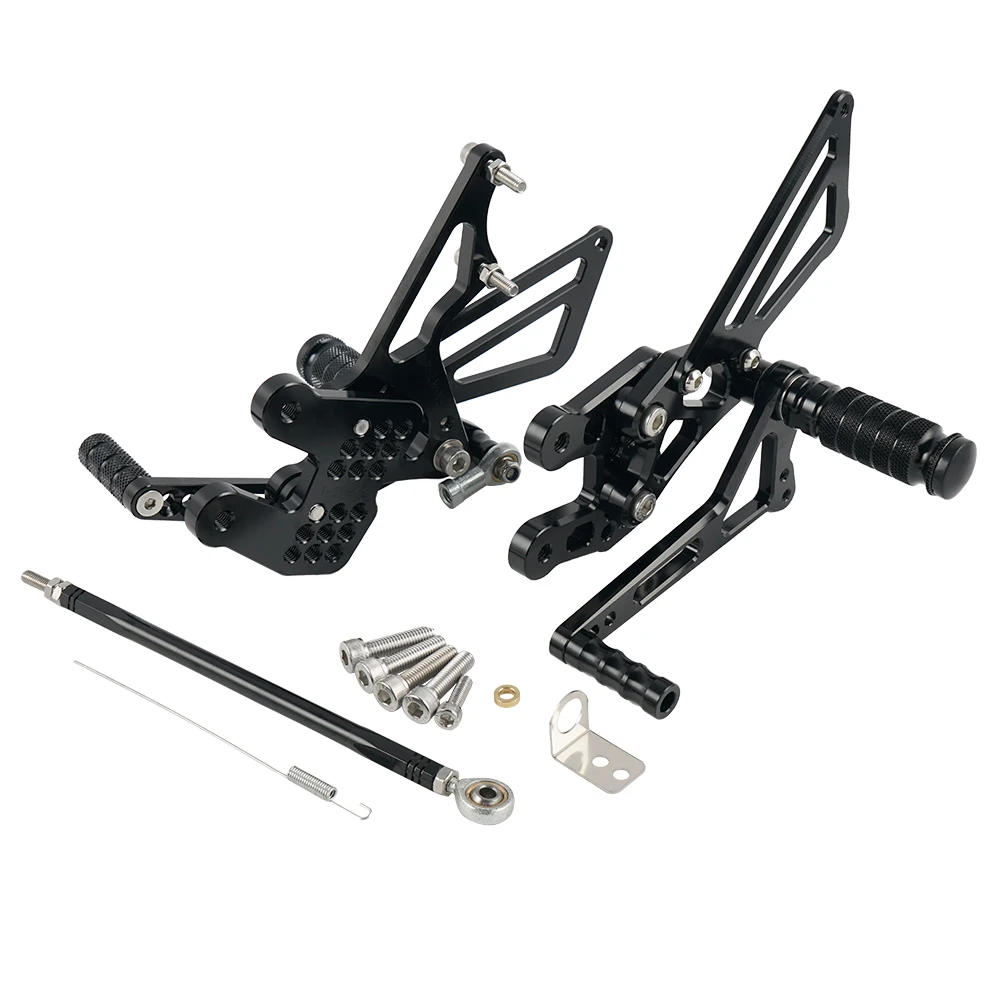 Für Suzuki GSXR1000 K7 K8 2007-2008 Racing Einstellbare Fußrastenanlage Fußstütze Fußrasten Pedal GSXR 1000 GSX-R1000 2007 2008 – Detail 1