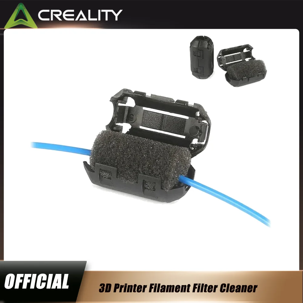 

Creality 2/5Pcs Filament Filter Cleaner Dust Removal Anti-static Wiped for CR10 Ender 3 PRUSA I3 PLA ABS PETG Filament.