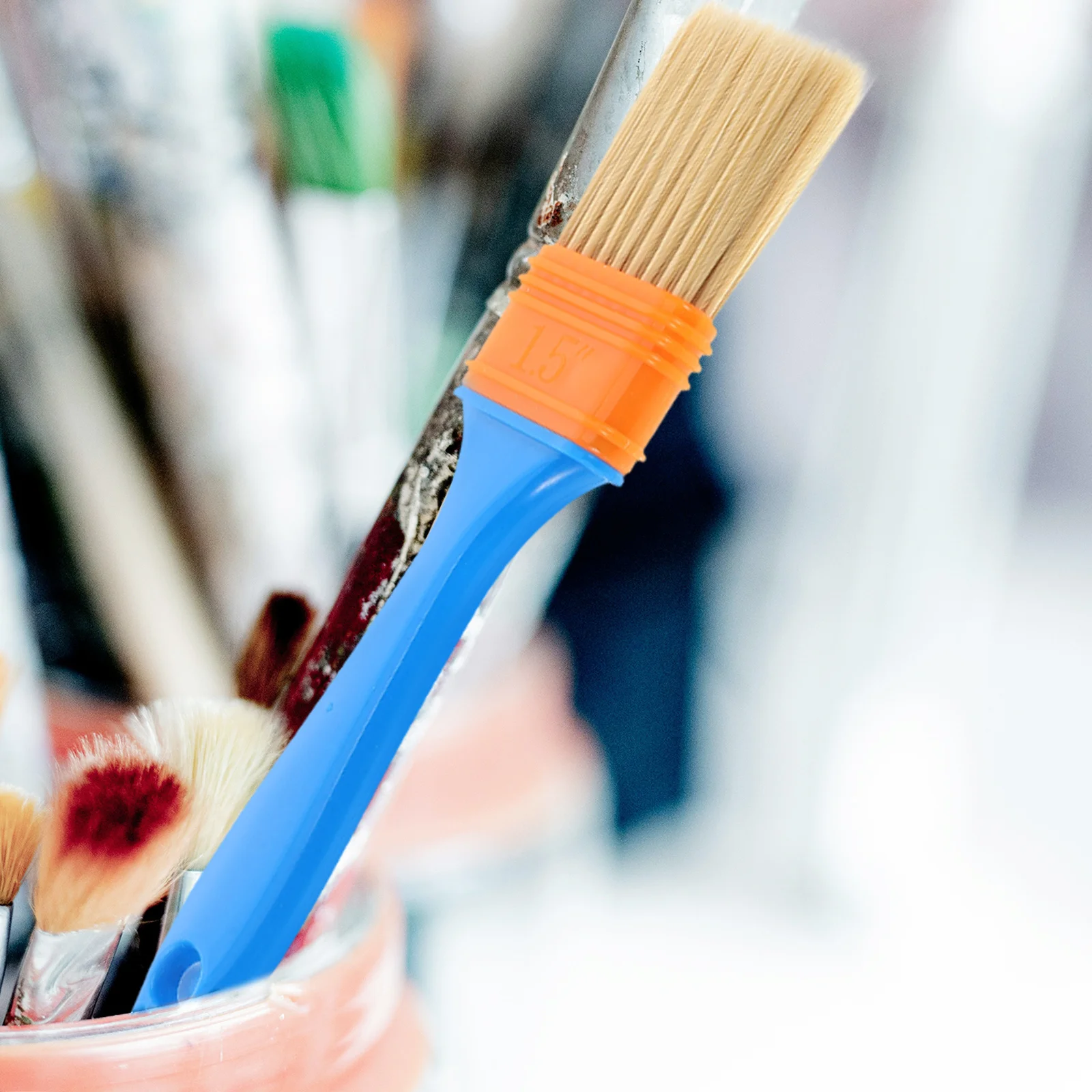 Soft Bristle Wall Trim Paint Brush For Refinishing Furniture Fences Diy Projects Artist Craft Brushes Painting Tools
