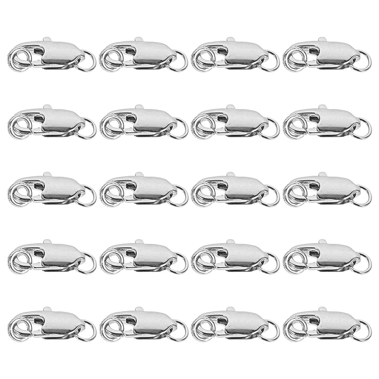

20 Pcs Lace Metal Fishtail Buckle Clasps for Bracelets Alloy Jewelry Making Findings