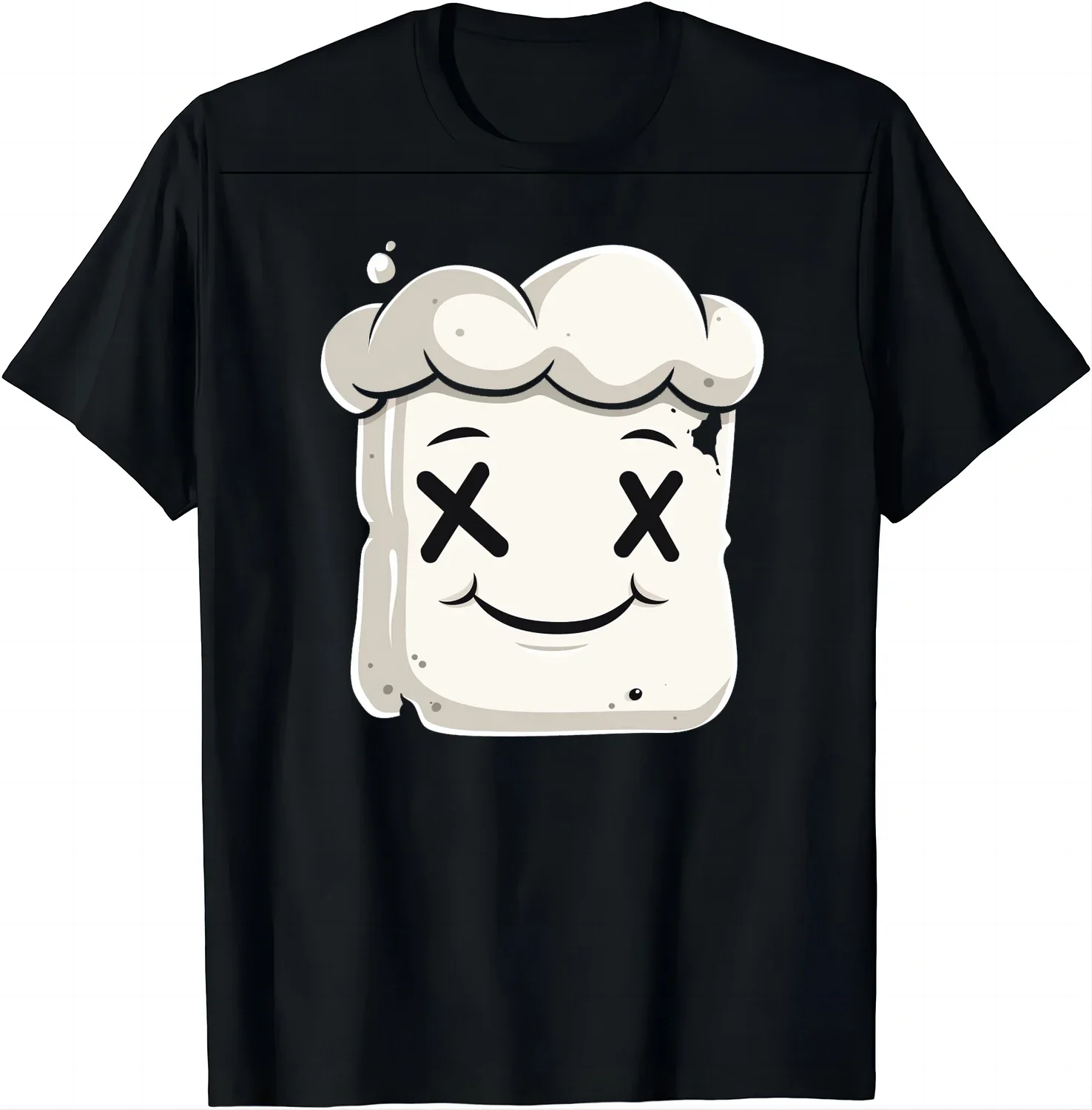 

Smiley Candy Face Print - Add Fun To Your Outfit T Shirts Graphic T Shirts Men Clothes Tops Camisetas Streetwear Unisex Clothing