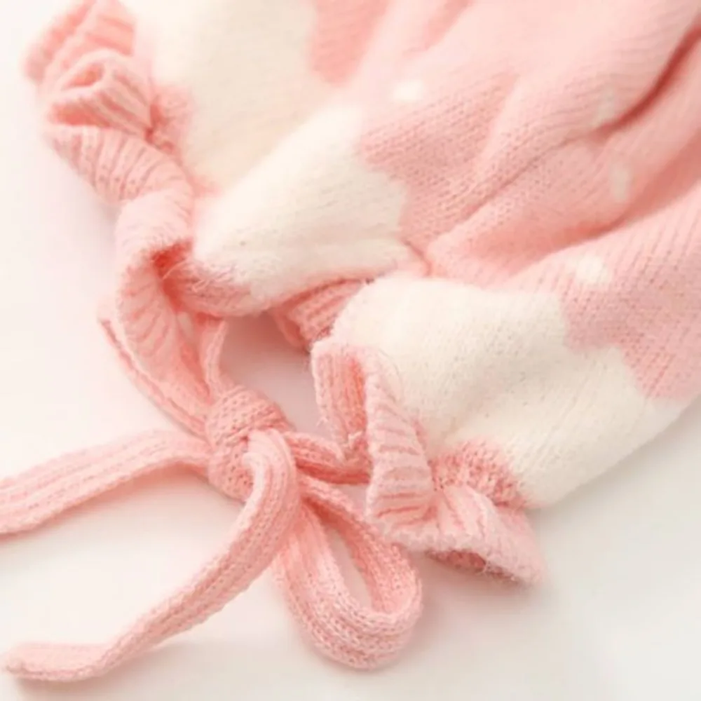 قبعة غزل الصوف العصرية الدافئة الناعمة والصديقة للبشرة محبوك قبعة صوفية سماكة يندبروف الفتاة غطاء حماية الأذن #4