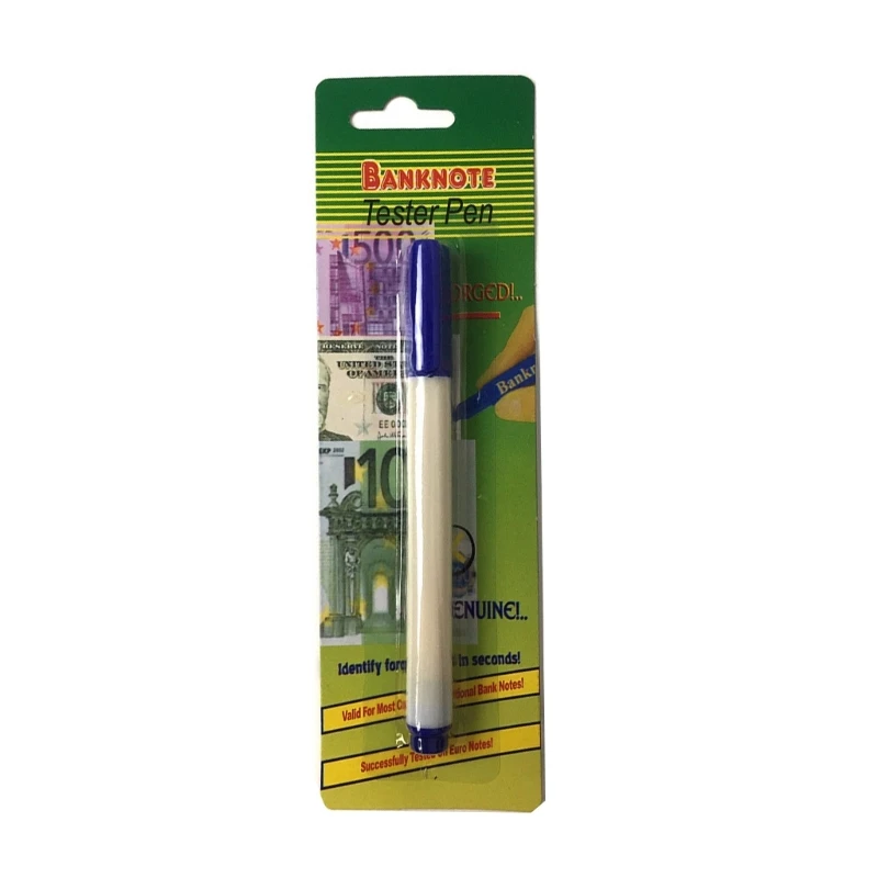 Mini penna rilevatore valuta con inchiostro portatile per controllo soldi portatile GraffitiPen leggera