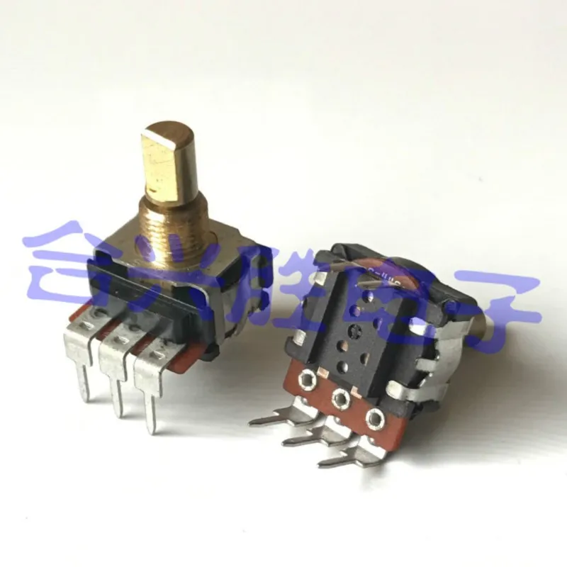 1 Piece Mechanical Encoder With Switch MC-288V Smooth No Positioning 12 Pulse Shaft Length 15MM