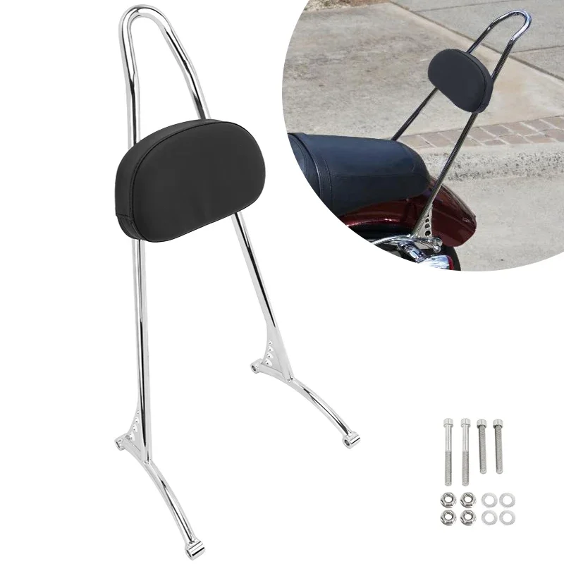 

For Harley Sportster Forty-Eight Iron 883 1200 XL 48 72 2004-Later Motorcycle Rear Passenger Sissy Bar With Backrest Cushion Pad