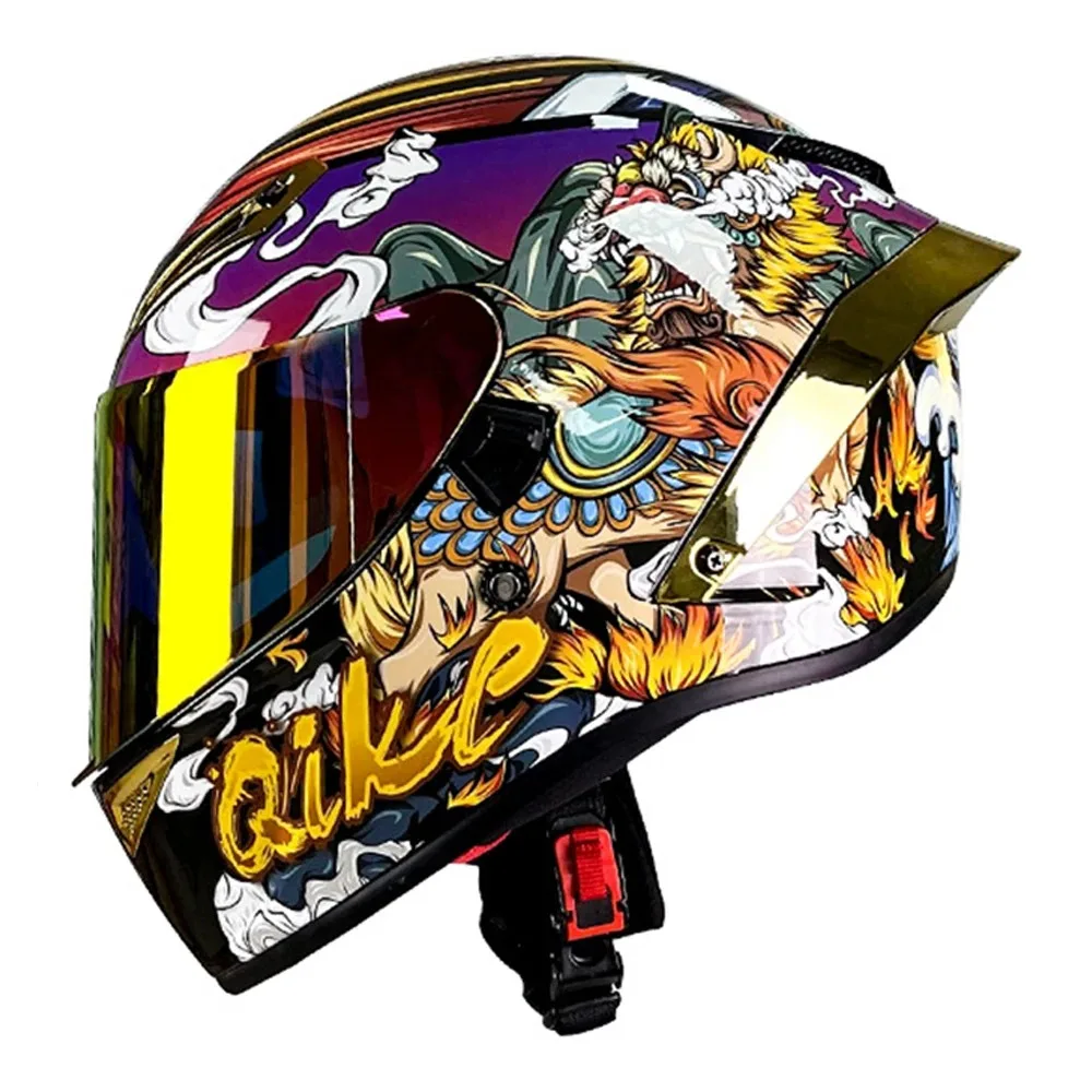 

Divine Beast Motocross Helmet Full Face Breathable Biker Kask Wear-Resistant Helmet For Motorcycle Anti-Fall Motorcycle Supplies