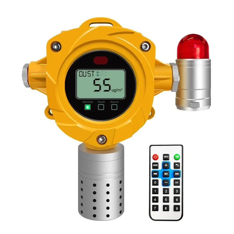 

Wholesale Price High Quality On-line Explosion-proof 4-20 MA 0-1000mg Air Dust Detector