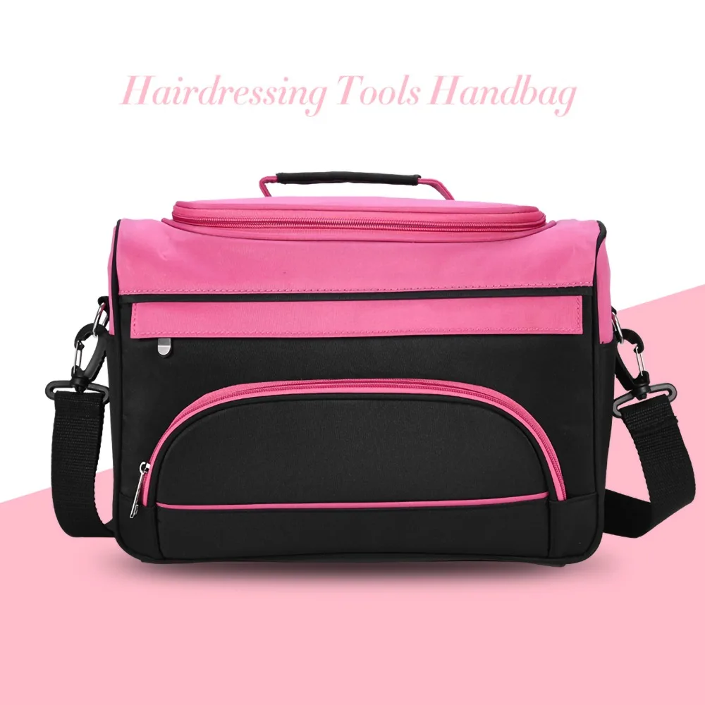 Portable Salon Handbag Large Capacity Adjustable Strap Scissors Holder Bag Multi Functional Durable Hairstyling Travel Case