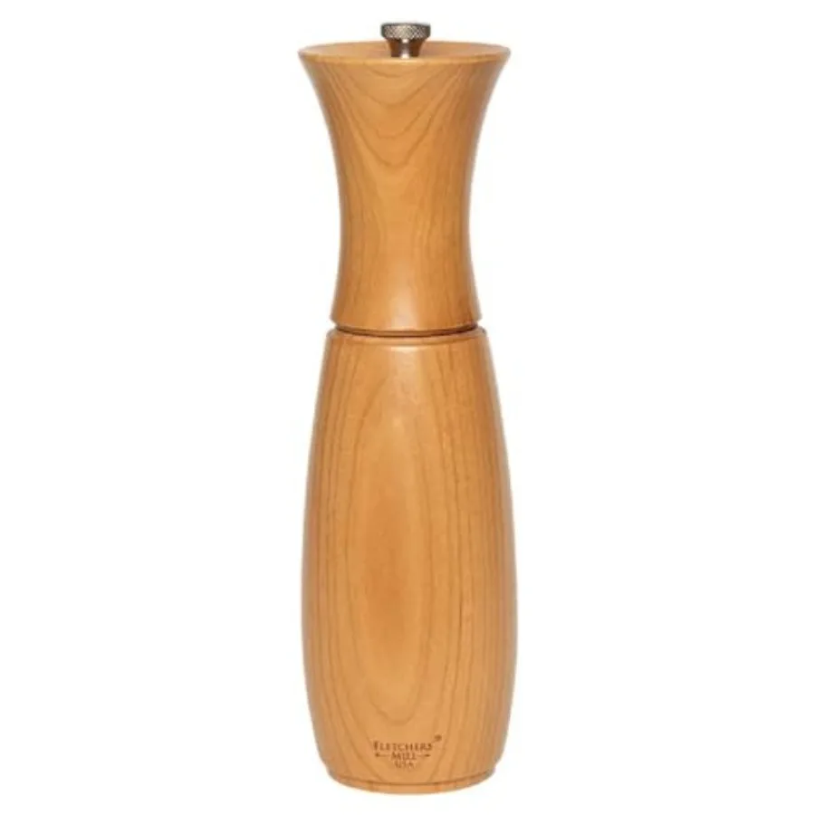

Border Grill Pepper Mill, Cherry - 8 Inch, Adjustable Coarseness Fine to Coarse