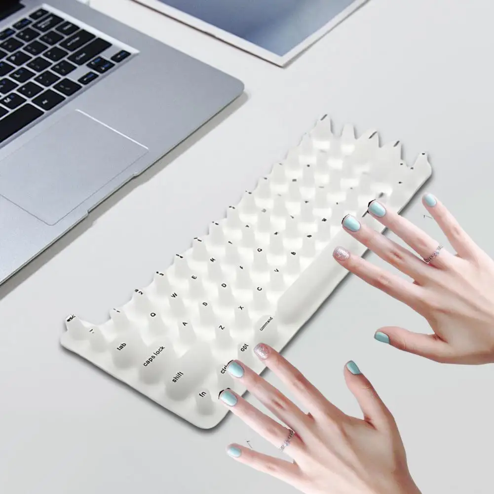 Película para teclado de uñas de larga duración, cubierta protectora duradera para teclado para ordenador portátil Universal, resistente al desgaste, arte de uñas