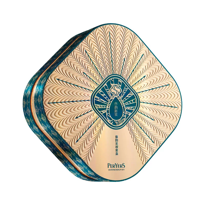 Estuche de lápiz labial mate tallado, delineador de Ojos de larga duración, caja de regalo, kit de 5 piezas, taza antiadherente