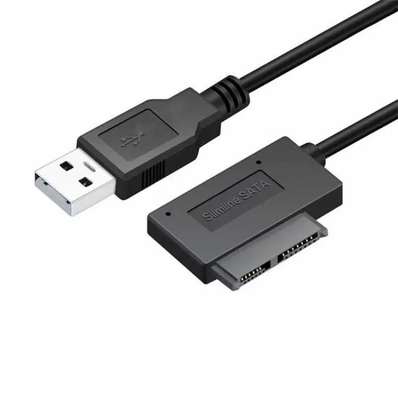 

Новый! Высокое качество для ноутбука, CD/DVD ROM, тонкий конвертер USB 2,0 в Mini Sata II 7 + 6, 13-контактный адаптер, кабель-переходник