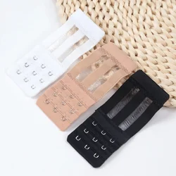 Ladies 3Pcs/set 3 Hook Bra Extender Soft Nylon Strap Extension Women Intimates Lengthened Bra Hook Extenders Bra Accessories