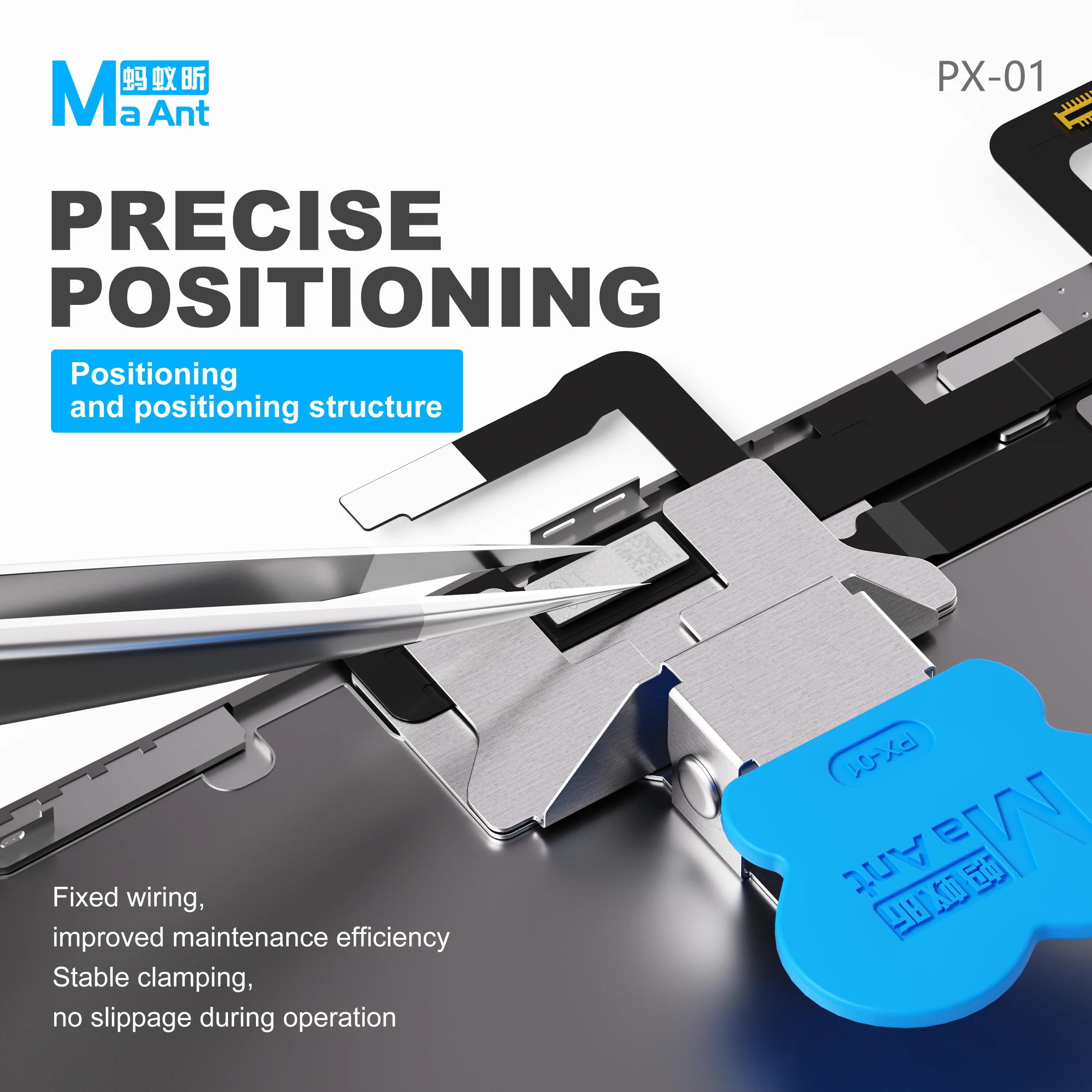 Pince de maintien pour câble flexible MaAnt PX-01