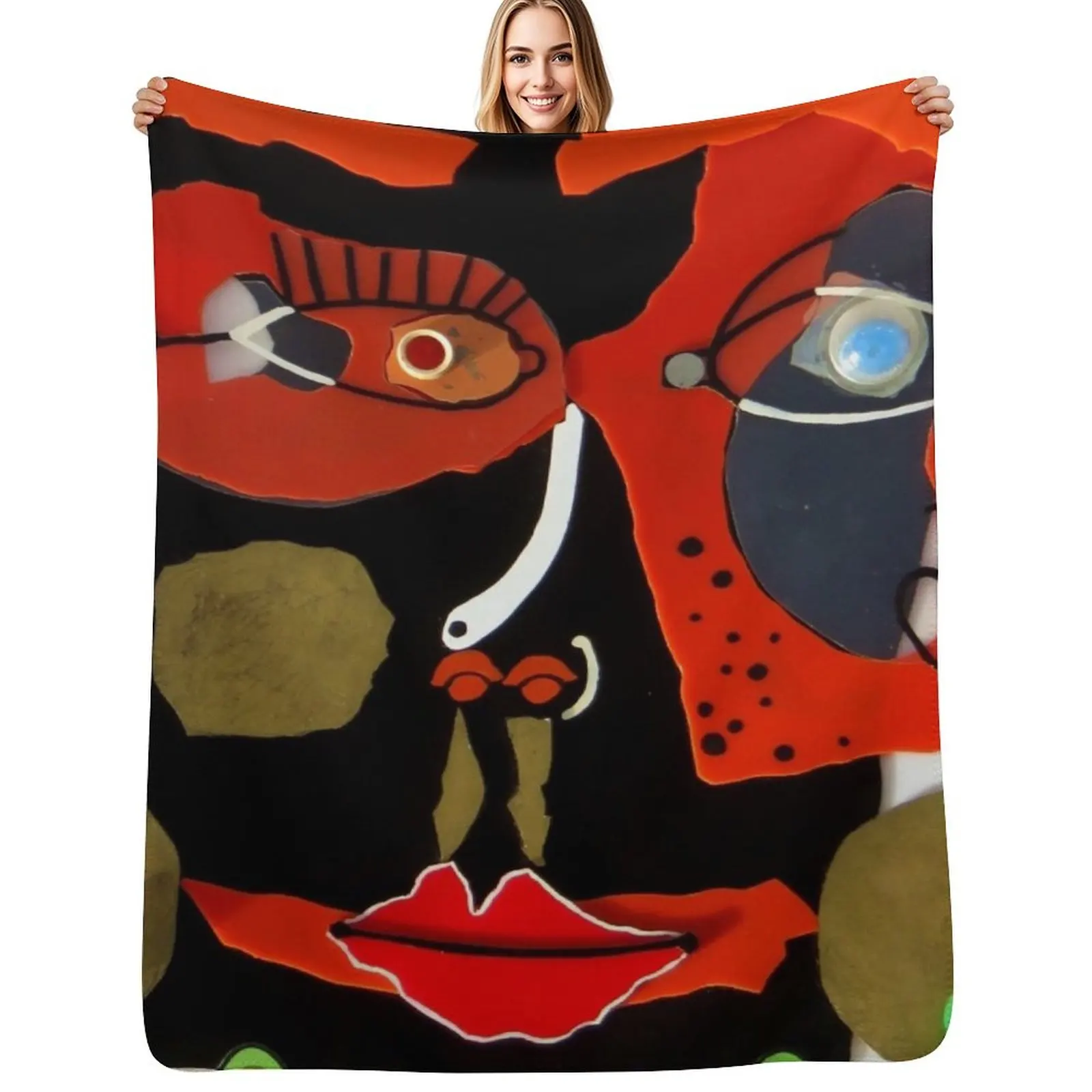 

Cesar Manrique Artwork Throw Blanket Winter beds Weighted Beautifuls Luxury Blankets