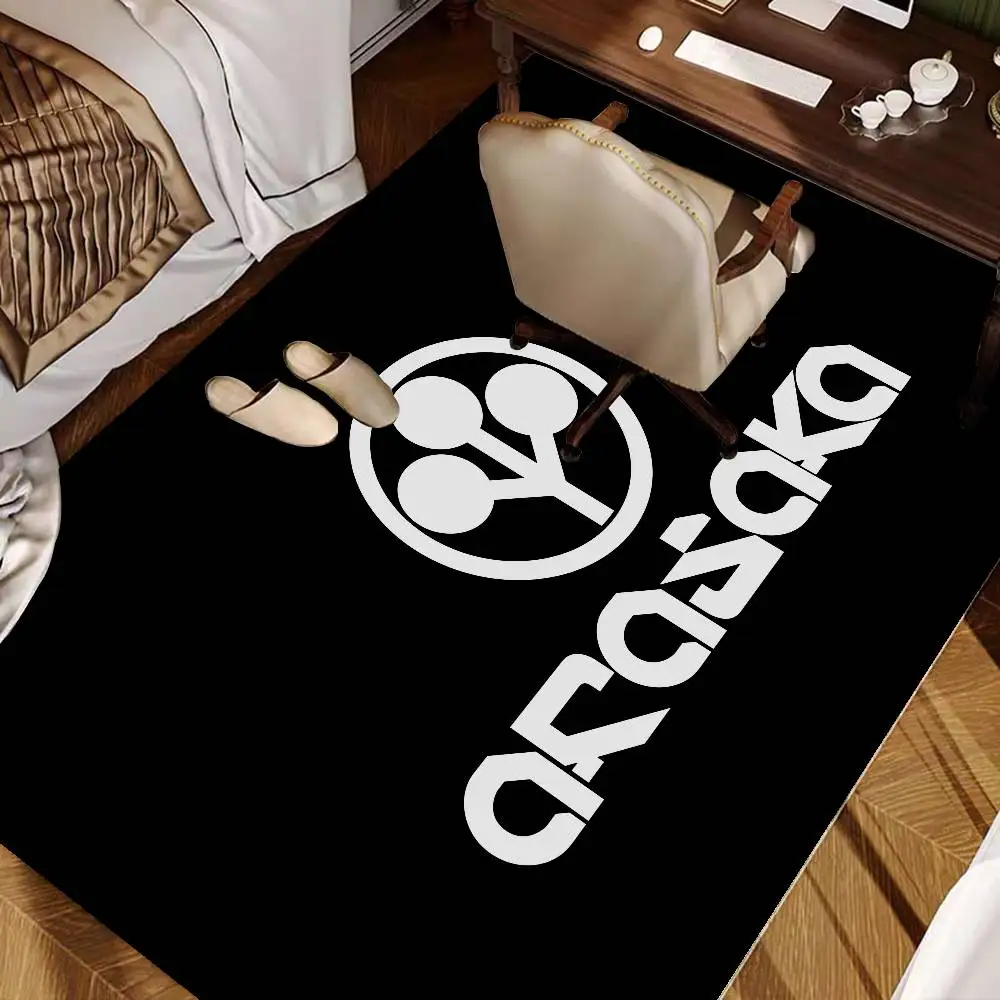 Arasaka Corporation Logo Bathroom Mat Anti-slip Absorb Water Long Strip Cushion Bedroon Mat Welcome Doormat