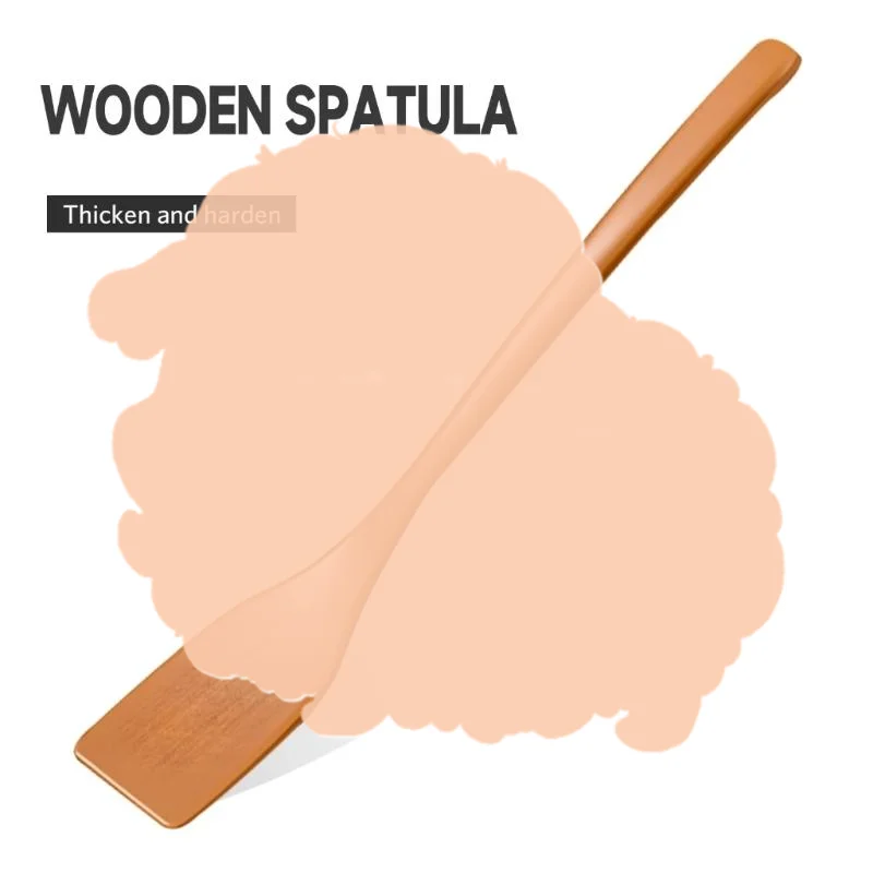 Natural Wooden Kitchen Utensil Spatula Rice Ladle Soup Spoon Durable Cooking Tool for Home Restaurant Catering