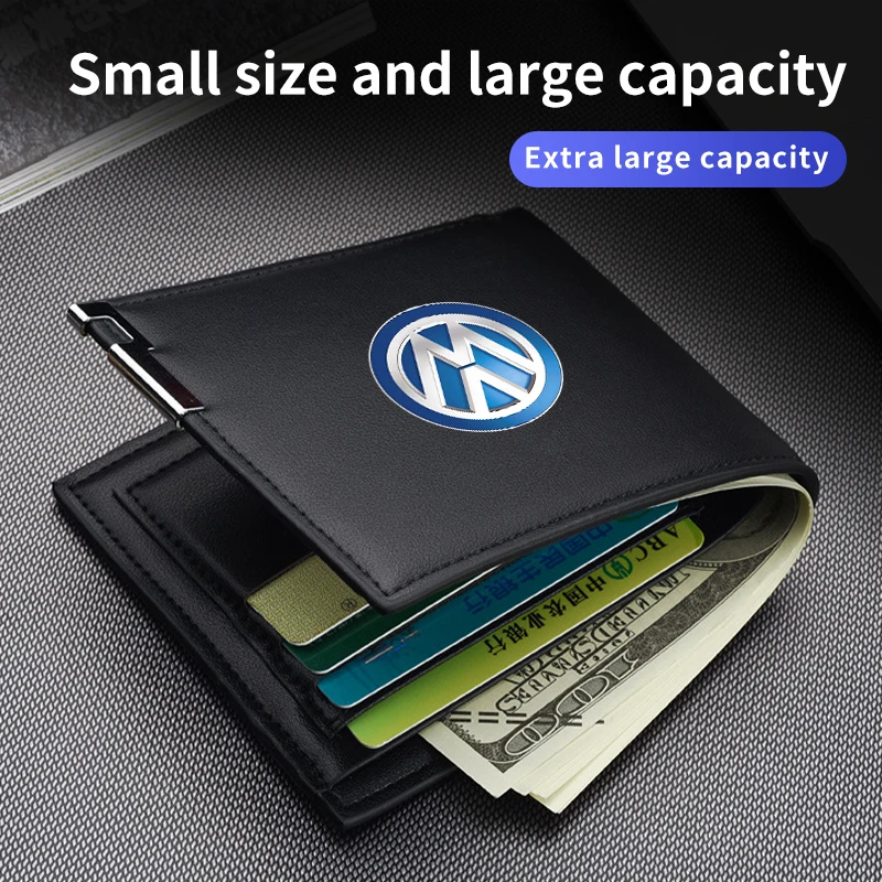 Car Driver\'s Licence Organiser Insurance Card Holder Wallet Purse For Volkswagen VW Scirocco Jetta Beetle Golf Passat CC Tiguan