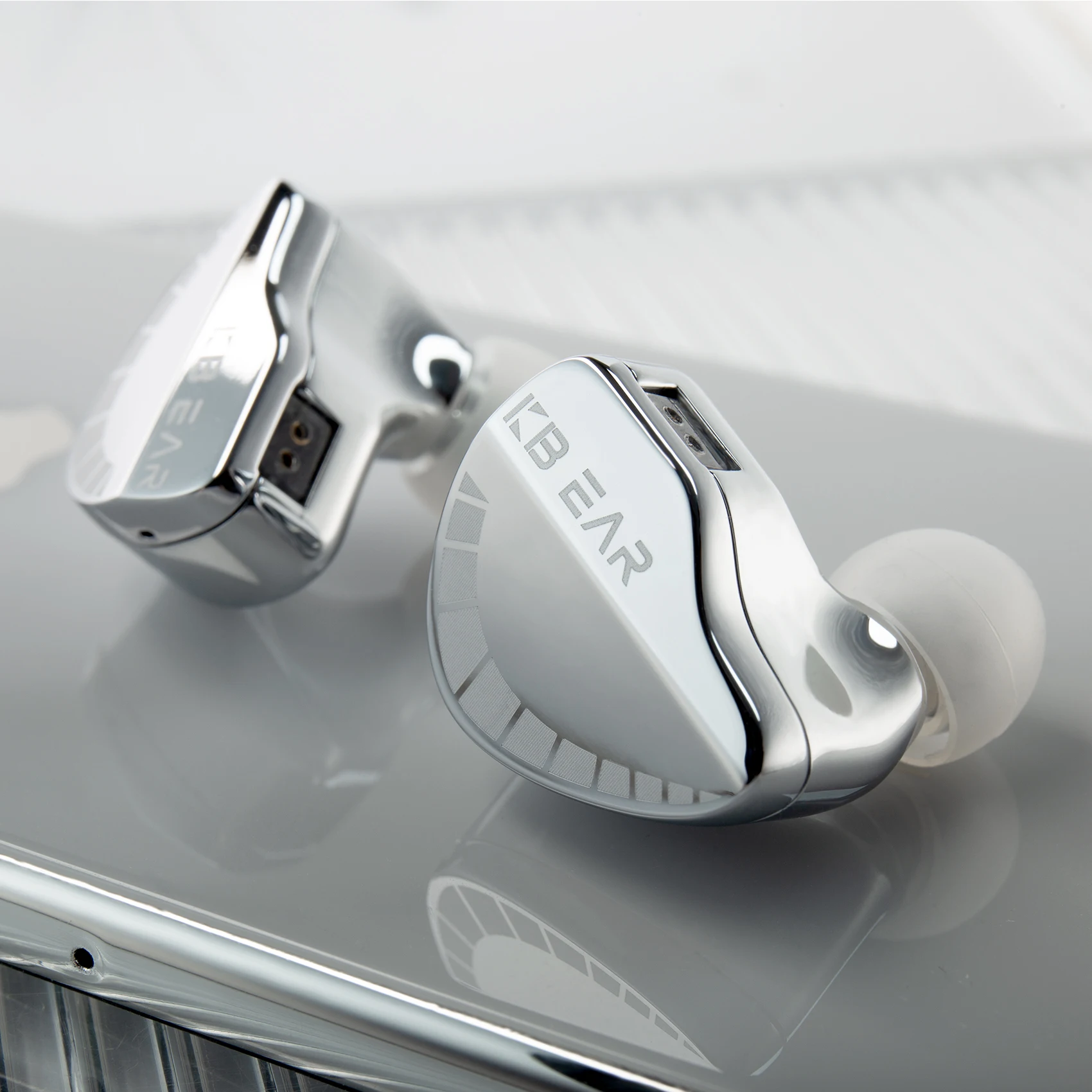 KBEAR Qinglong 2Pin HiFi Interchangeable Wired Headset 3.5mm in ear IEMs Earphone Metal CNC Bass Monitor Headphone Music Earbuds