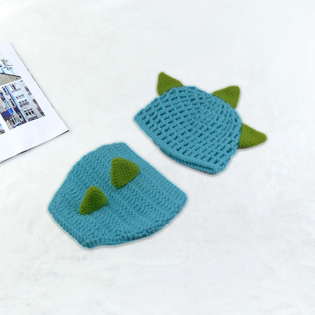 

1 Set Crochet Costume Newborn Baby Photography Outfit Infant Knitted Photo Newborn Photography Baby Shower Gift