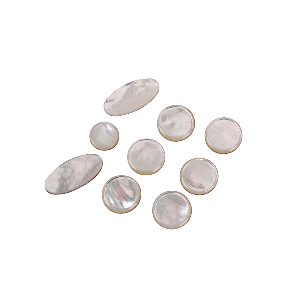 

9 Pcs Key Button White Tenor Saxophone Key Button Accessories for Alto Tenor Soprano Saxophones Material Parts