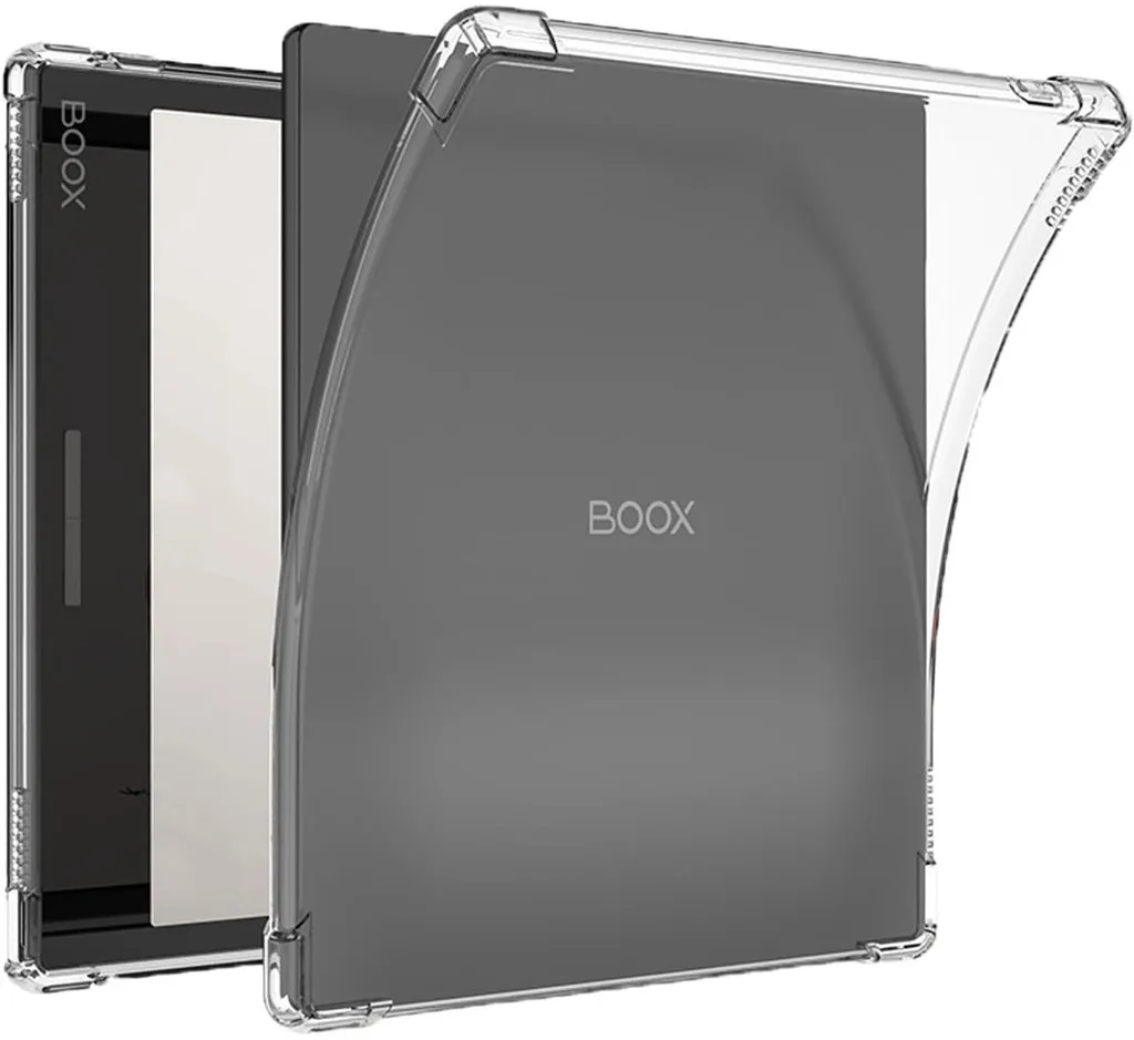 Clear Case for Onyx Boox Leaf2/Leaf3/Leaf3 C/Boox Poke 5 5S/Boox Poke4 4s e-Reader,Thin Slim Lightweight Scratch Proof TPU Cover