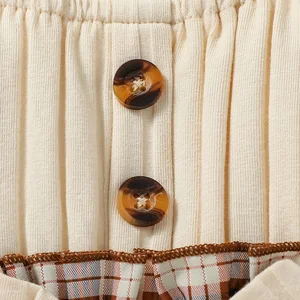 2024 neue Mädchen Herbst -Langarm mit Bugplaid Fahion süßes Kleid 10 Hauptverkaufskleid Baby Party Kleid 1 Jahr - №5