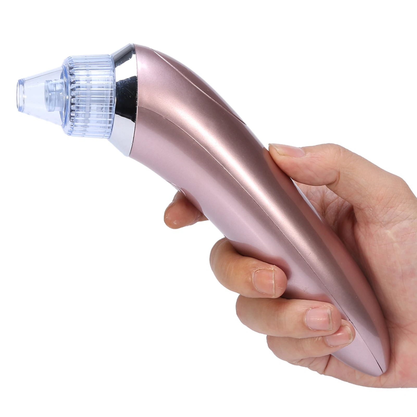 Rose Gold Electric Skin Pore Cleaner Acne Pimple Nose Blackhead Suction Remover Beauty Machine
