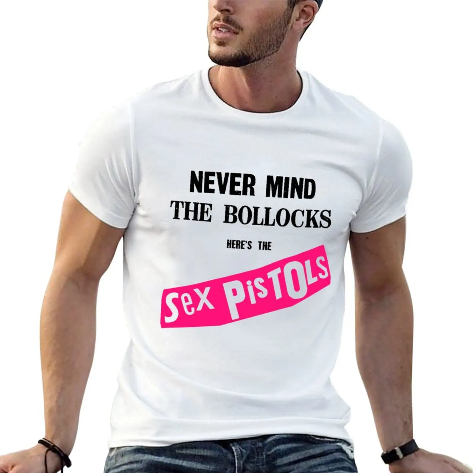 Never Mind The Bollocks (Hq) T-Shirt Plus Size Loose Fit T-Shirt