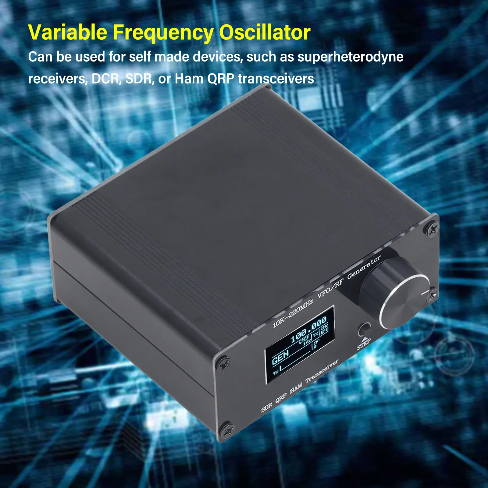 Variable Frequency Oscillator Working Range 10kHz To 220MHz 0.5PPM Clock Durable High Accuracy SDR Transceiver