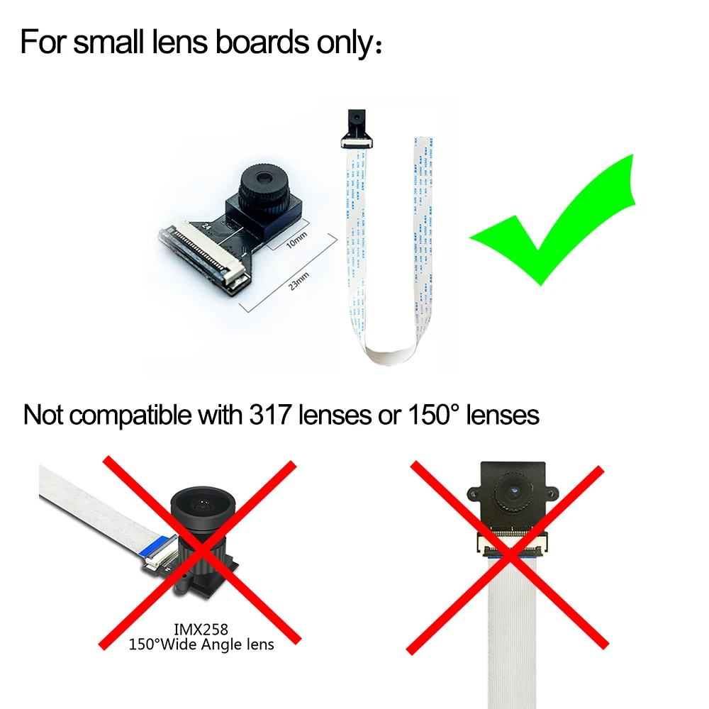 FPC Ribbon Flexible Reverse Flat Cable 24 Pin Pitch 0.5MM Wire Length 10/20/30/60CM For Small Lens Board Separable Lens