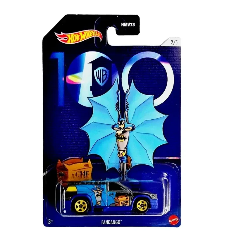 Oryginalny Hot Wheels samochód 100 lat WB Diecast 1/64 Mystery Machine Fandango Midnight Otto Ford zabawki dla chłopców dzieci