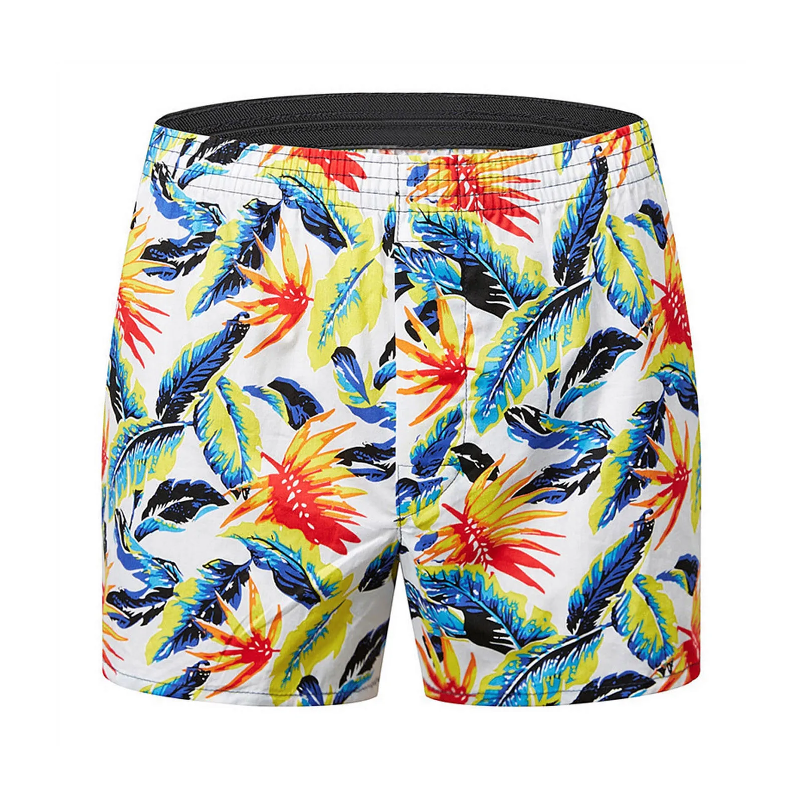 Mens Shorts Surfing Swimwear Board Shorts Hawaii Waterproof Short Beachwear Summer Trunks Floral Print Resort Quick Drying