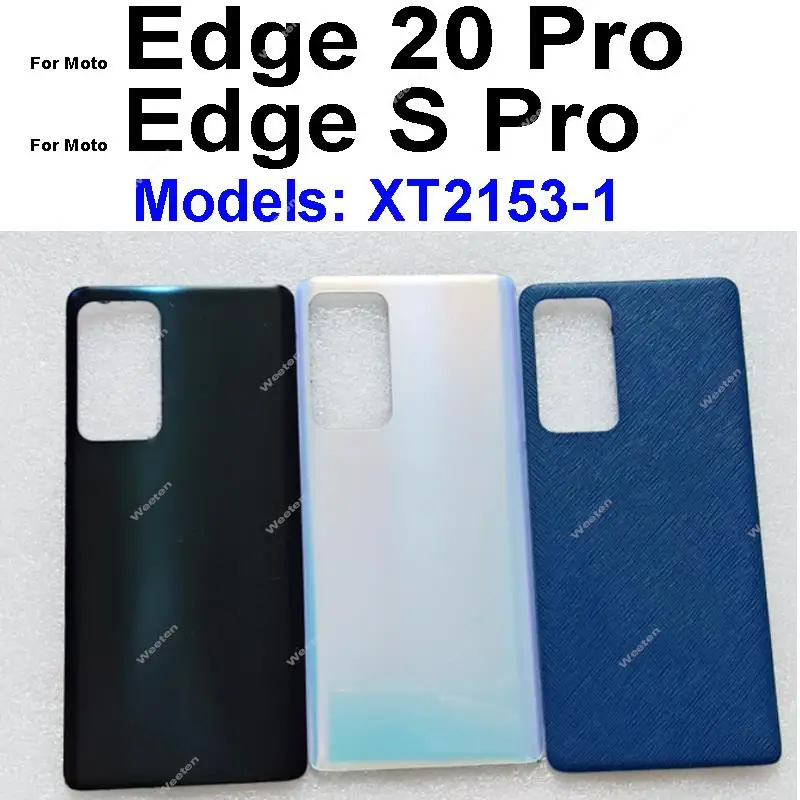 

Для Motorola MOTO Edge 20 Pro Edge S Pro XT2153-1 задняя крышка батарейного отсека, задняя крышка, детали корпуса батарейного отсека