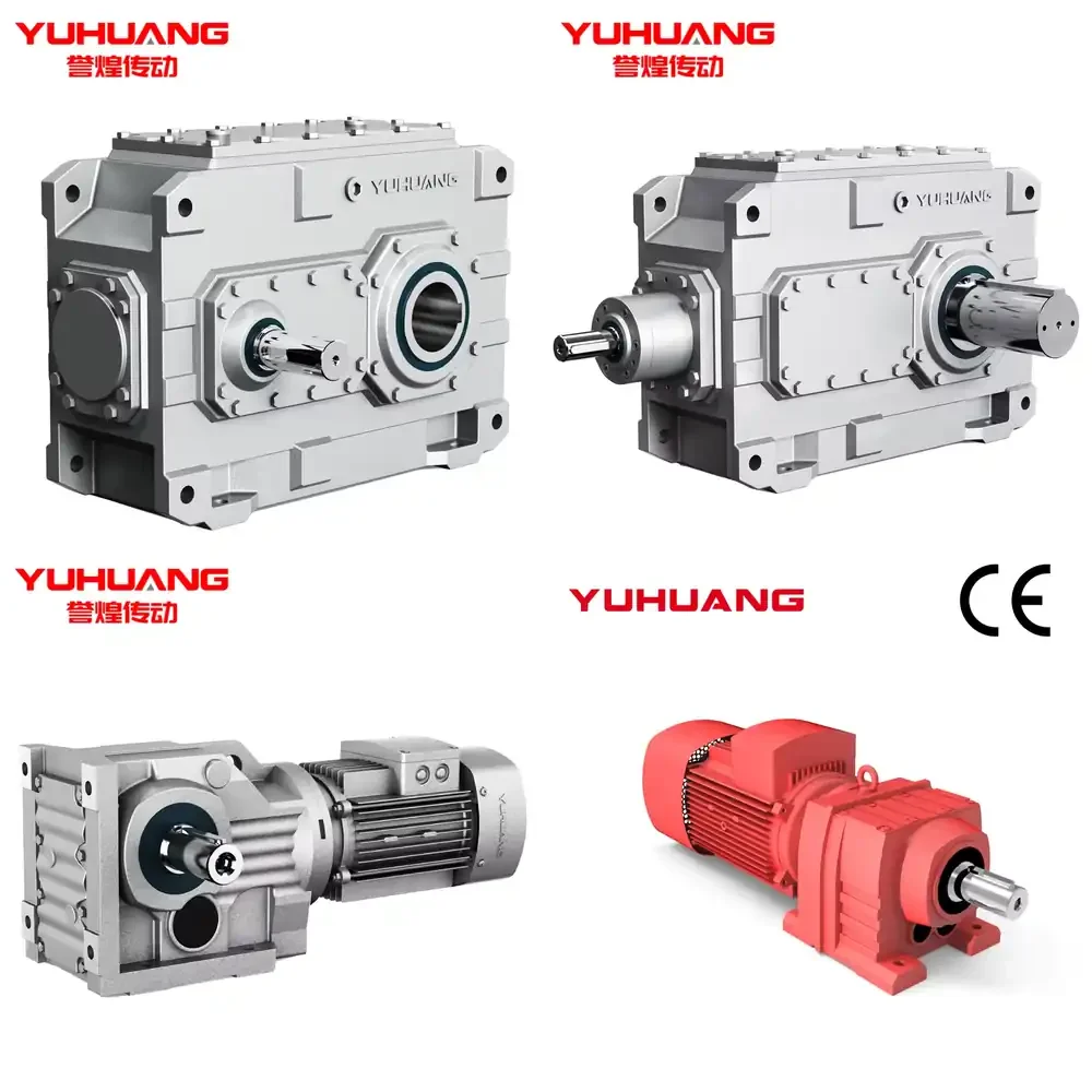 Two-Stage Gear Reducer Increased Reduction Ratio for Heavy Industrial Machines Helical Gearbox Heavy Gearbox SEW type