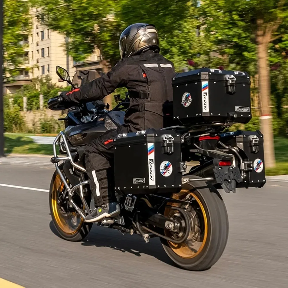 For Voge DS900X Three Boxes Side Panniers Tail Top Case Trunk Aluminum Alloy Accesorios Moto Maletas Moto Baul Moto