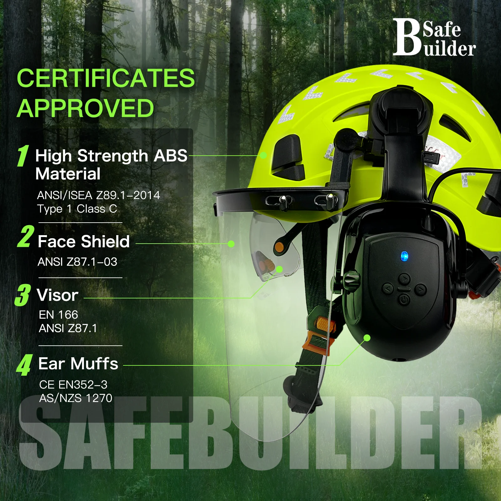 Forestry Chainsaw Safety Helme - đánh giá và giá Chainsaw Safety Chaps
