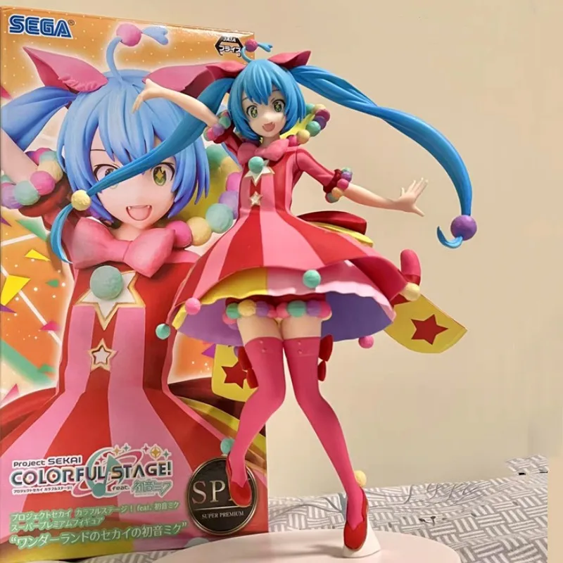 Sega Original Hatsune Miku Project Sekai Colorful Stage Ver. Pvc Action Model Doll Figures Toys Collectible Ornament Gift 20cm