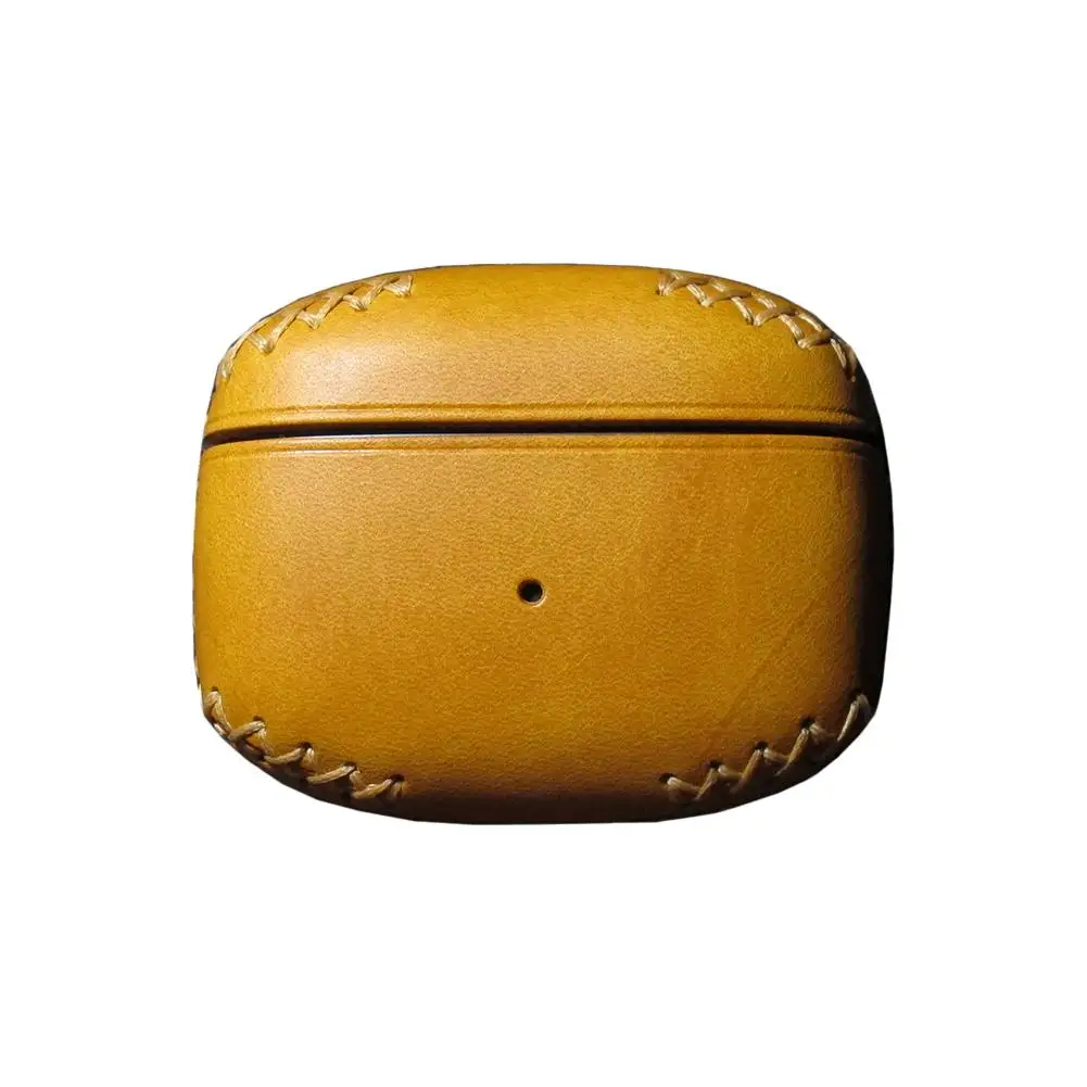 FOR B&W PI8 Protective Case Leather Case Handmade Leather Case Leather Plant Tanned Leather PU Earphone Protective Case