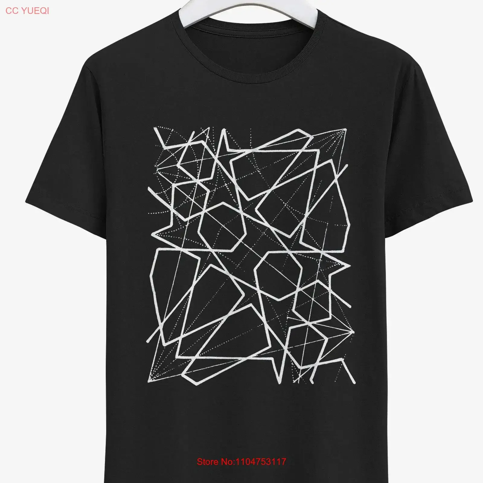 UNISEX T shirt Size L Sacred Geometry Screen Alternative Clothing Abstract vintage Washed graphic Stretched Casual fashion Soft