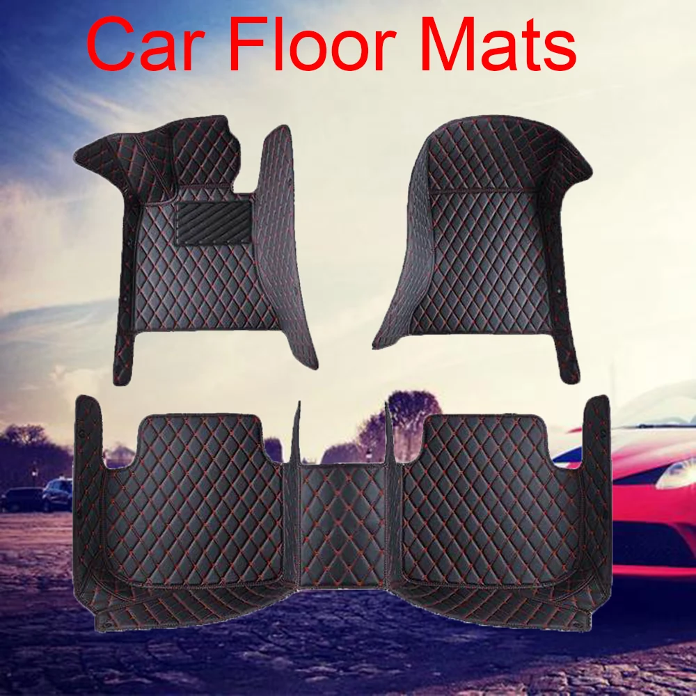 3 PCS Full Coverage Car Floor Mats for Cadillac CTS 2014-2019 CTS 2 Doors 2011-2012 ATS 2013-2019 Car Accessories