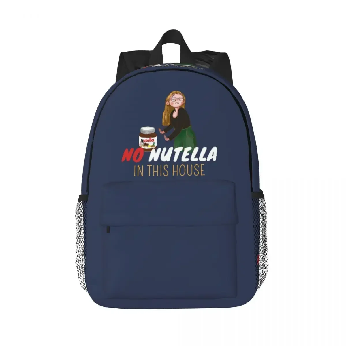 

Рюкзак No Nutella, Лидер продаж, рюкзак большой емкости для мальчиков и девочек, сумка для книг, сумки на плечо для мужчин, женщин, детей, школьная сумка