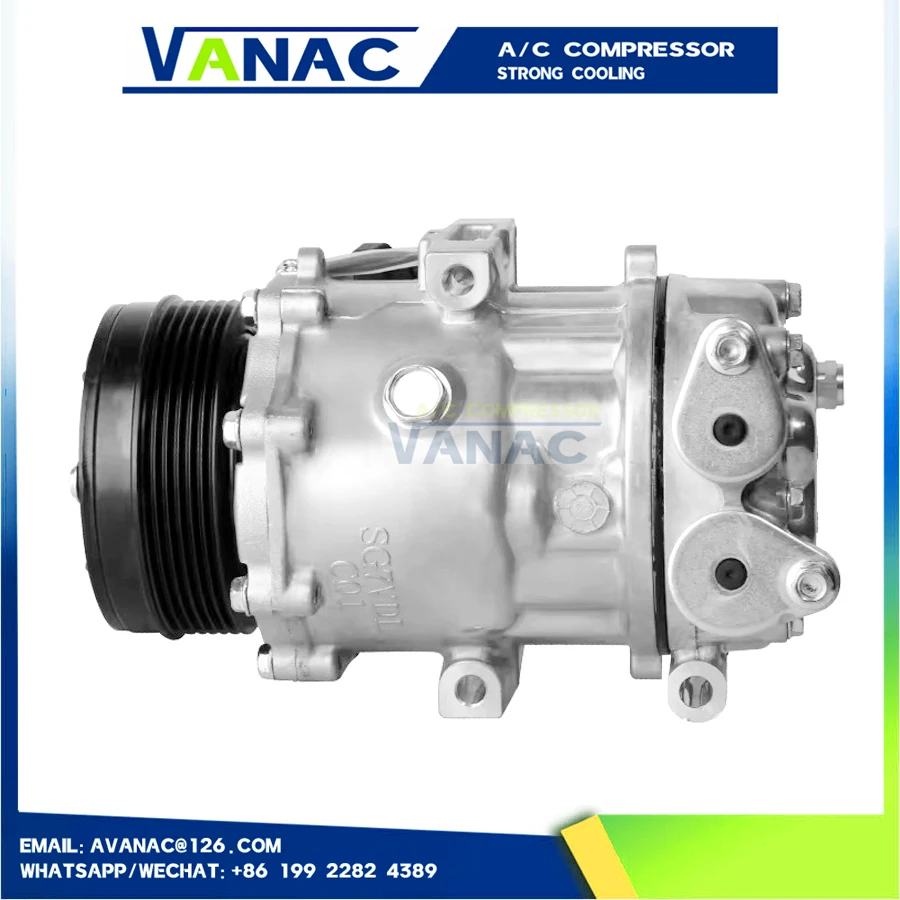 

Компрессор переменного тока для FORD MONDEO MK4 GALAXY S-MAX VOLVO V70 SD7V16 6G9119D629DB 6G911D629DC 6G911D629DD 6G9119D629DE 6G9119D629DF